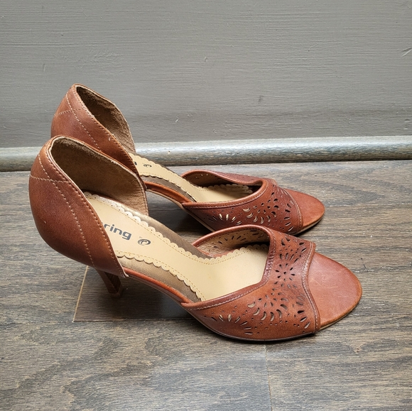 Spring heel - brown size 8.5 - Picture 5 of 9